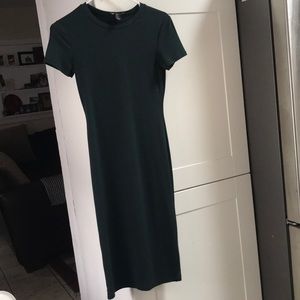Forest Green Slim Fit Dress